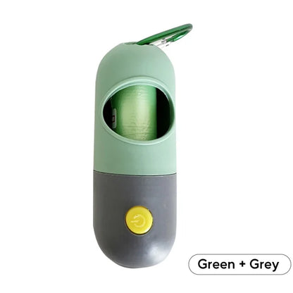 LED Flashlight Poop Bag Dispenser